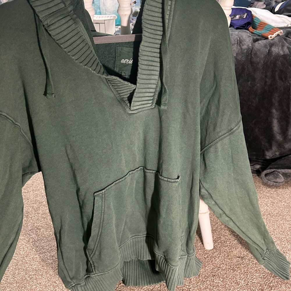 Green Aerie hooded sweatshirt
